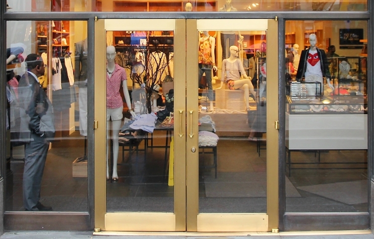 shop front windows and doors